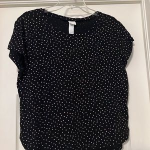 Polkadot short sleeve shirt